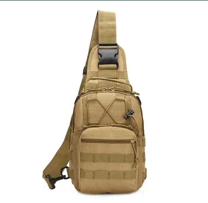 Сумка на плечо, однолямковая тактическая 6 л