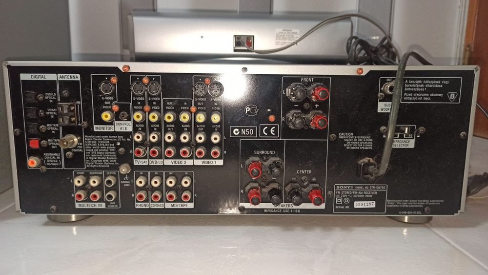 Home theater Sony SA-VS500H