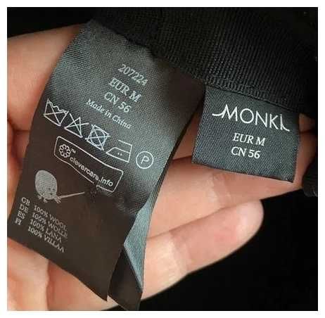 Monki kapelusz damski welniany