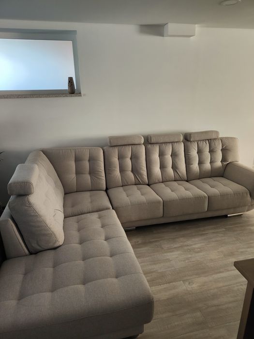 Sofá chaise long 3 metros estofado