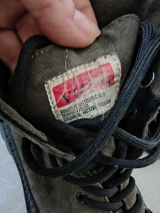 Khaki Traperki zamsz Vices 37