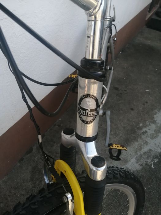 Tenho uma bicicleta usada