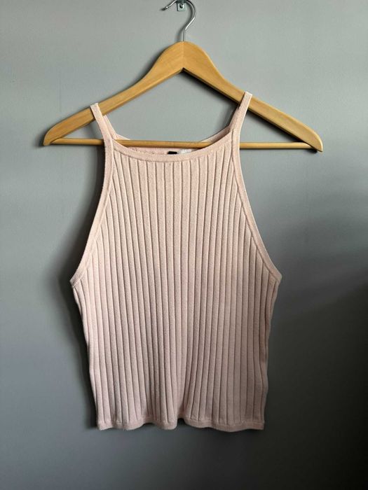 różowy top blizka H&M