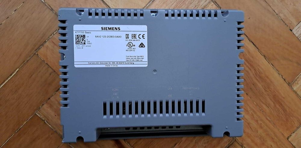 HMI SIEMENS Profinet Cores KTP700Basic 6AV2 123-2GB03-0AX0