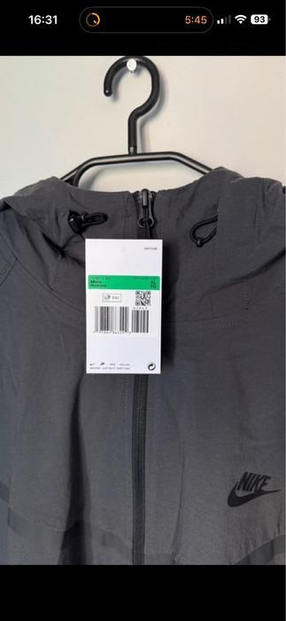 Nike Tech Woven Windrunner “Dark Grey/Black” | Rozmiar XL