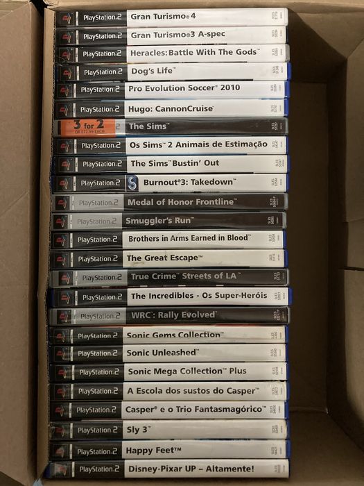 Conjunto Jogos PS2