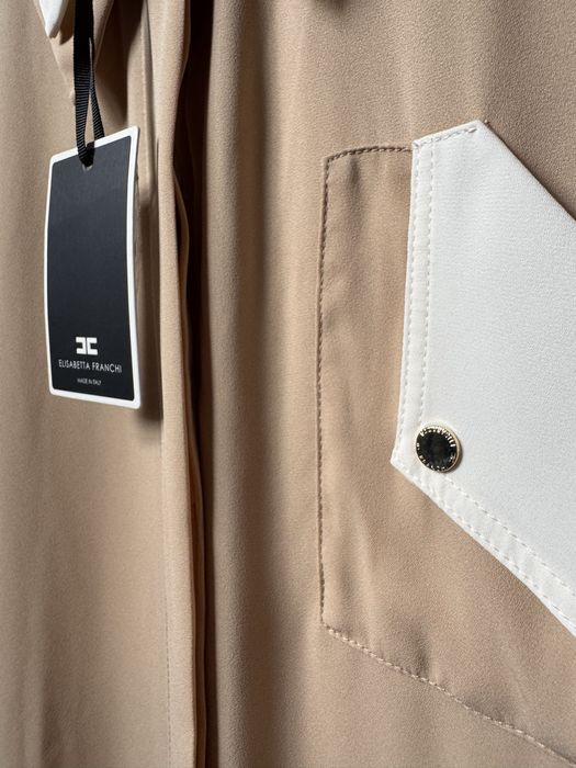 Elisabetta Franchi Блуза блузка сорочка рубашка шифоновая оригинал