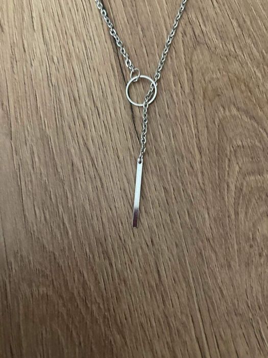 Naszyjnik przekładany srebrny