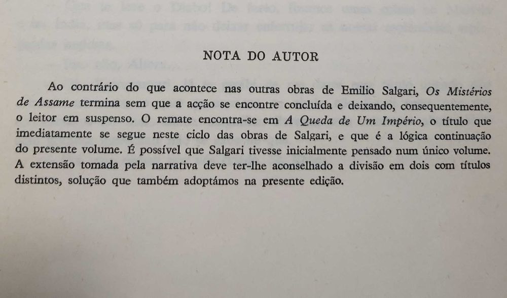 Sandokan 9, Os Mistérios de Assame