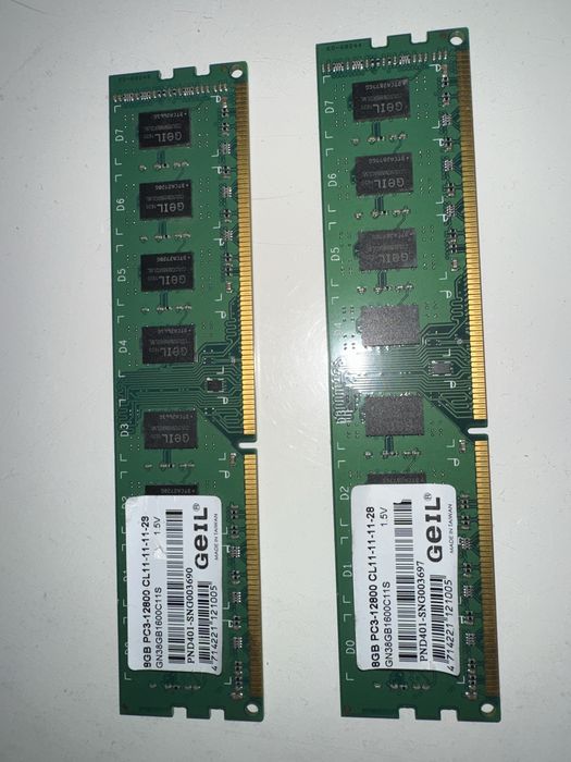 GeIL Pamięć DDR3 2x8GB/1600 CL11