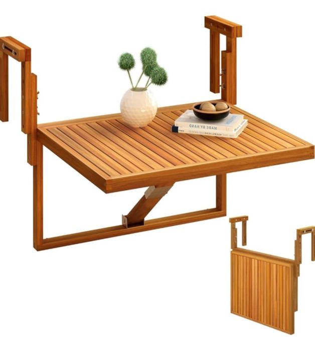 INTERBUILD Toronto stół balkonowy 60 x 70 cm,
Blat stołu ma wymiary 71