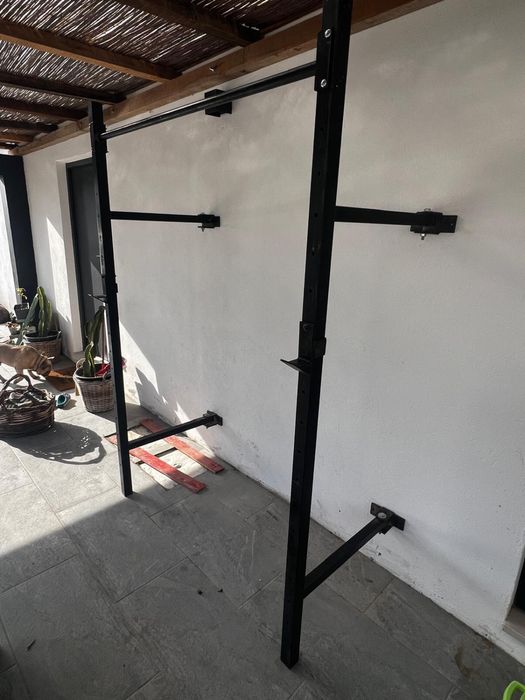 Rack de musculação dobravel