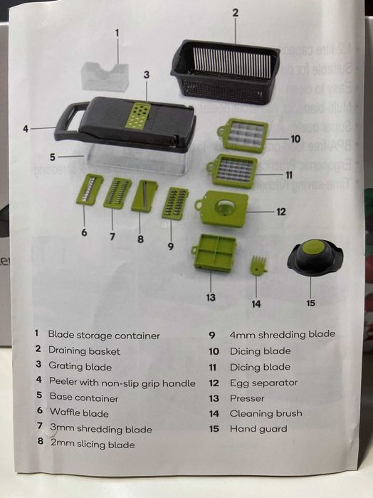 Cortador de Vegetais e Frutas MULTIUSOS! (NOVOS E SELADOS!)