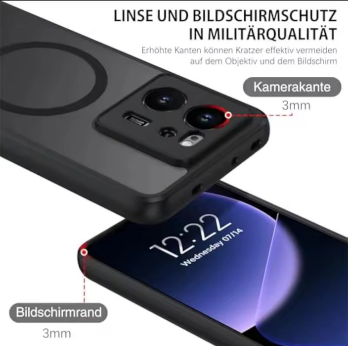 Matte Case with MagSafe for Xiaomi 14T Pro / Xiaomi Mi 14T Pro – New – 24 Hours64741111902083122