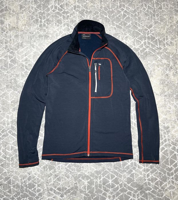 Трекінгова кофта Peak Performance -на флісі-Full Zip -розмір M