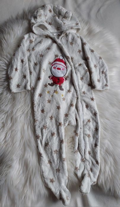 Pajacyk pajac mikołaj święta chłopiec dziewczynka roz 86 milutki