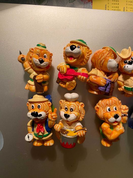 Фігурки Кіндер Леви (левенята) колекція 90-х років (Kinder львы)