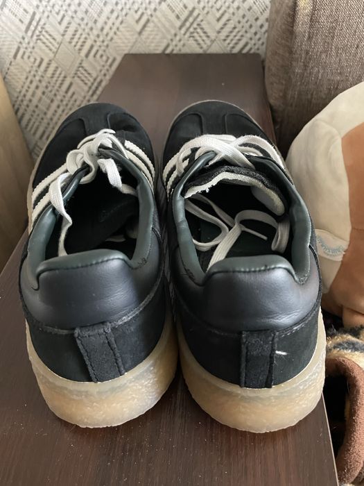 Чоловічі кросівки кросіadidas samba x ronnie fieg x clarks black green