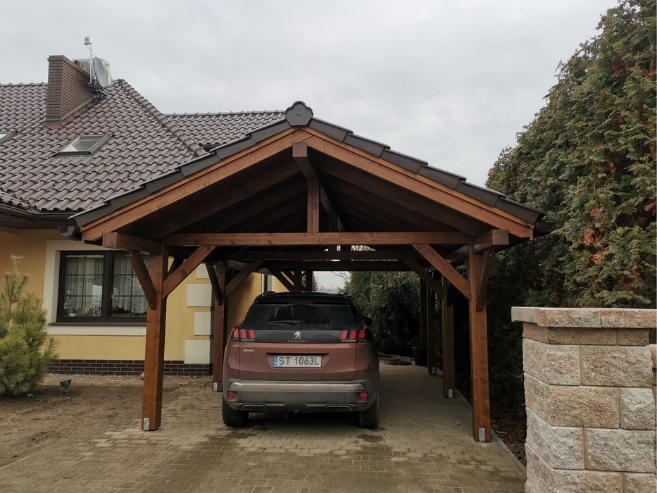 Wiaty samochodowe,carprty,zadaszenia tarasów