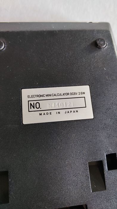 calculadora Logika TS 723 anos 70 e 80