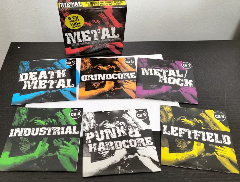 Box CD. 6 discos. Heavy metal. Rock