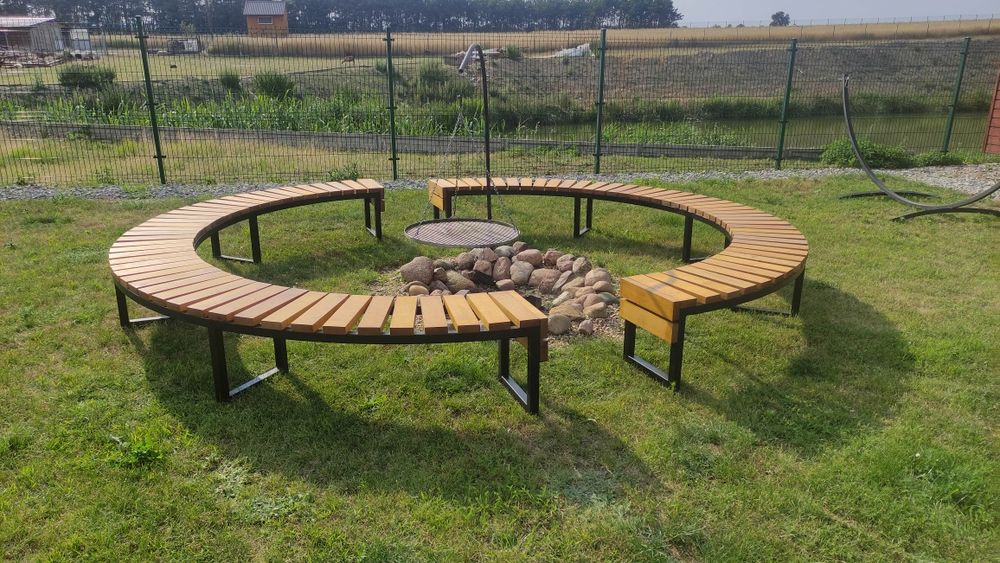 Ławka ławki ogniskowe loft koło