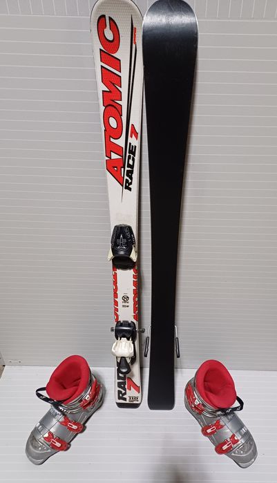 Zestaw Narty Atomic 110 cm  + buty 21 cm /~33eu