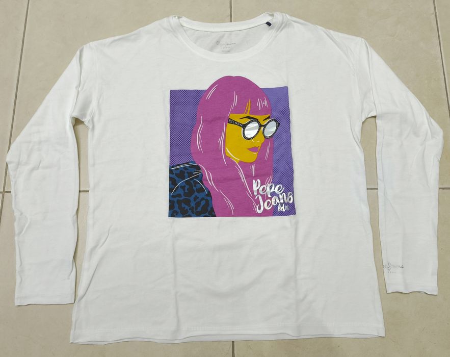 Camisola Branca Pepe Jeans Nova