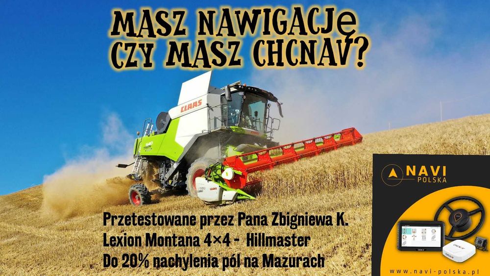 Nawigacja rolnicza CHCNAV Nx510 Nx610 Nx612 Navi Polska RTK GPS isobus