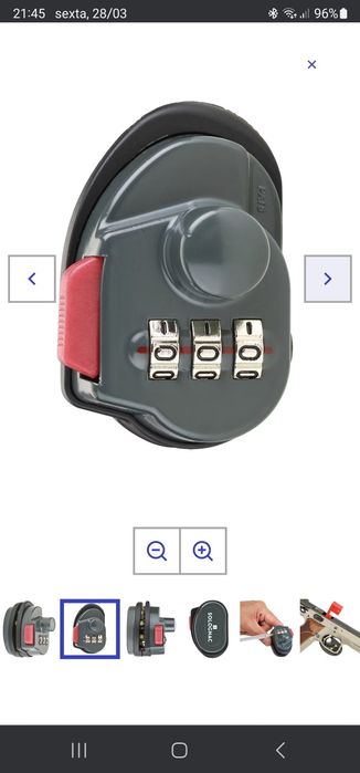 Cadeado Para gatilho de arma.