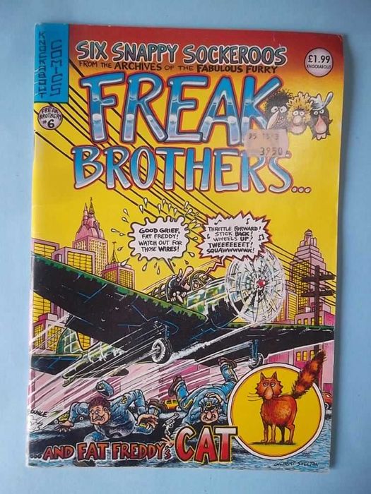 FREAK BROTHERS Gilbert Shelton 6 comics vintage