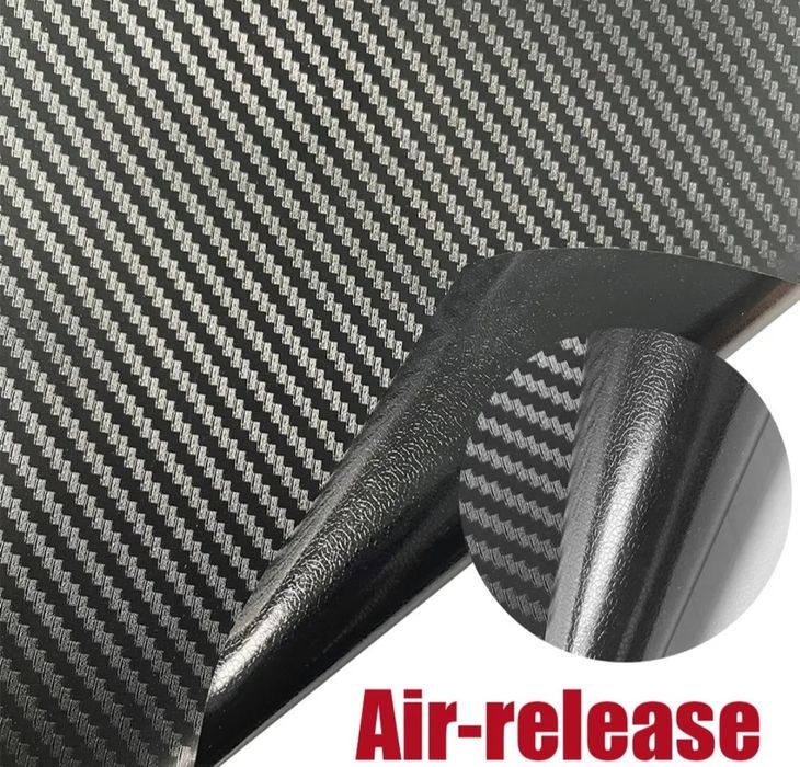 Película vinil preto piano "air release"