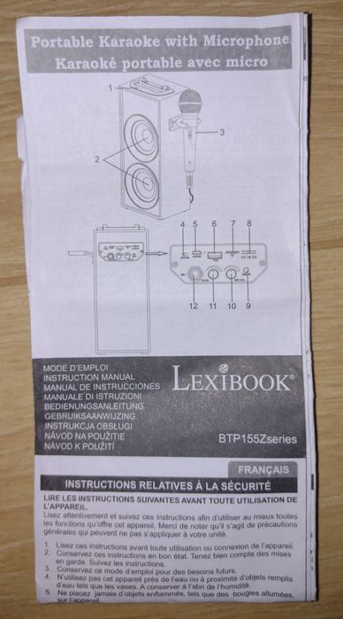 Głośnik Bluetooth Lexibook BTP155AVZ-1 MARVEL Avengers