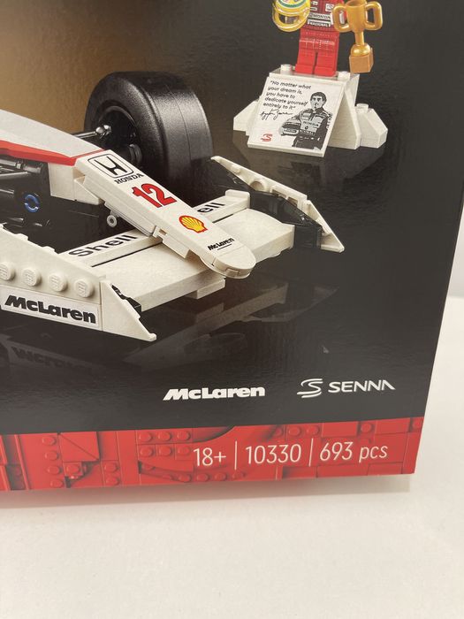 Lego 10330, McLaren MP4/4 & Ayrton Senna, 693 деталі. Айртон  Сенна