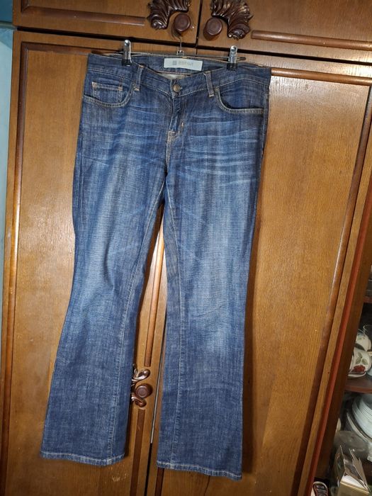 Сині джинси кльош / ретро джинси / ковбойські джинси від бренду BOOT CUT