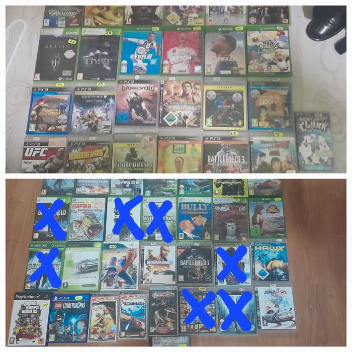vintage retro gry playstation xbox ps1 ps2 ps3 ps4 xbox og xbox 360 xbox one bully lego dimensions nfs porsche spiderman gta cyberpunk minecraft