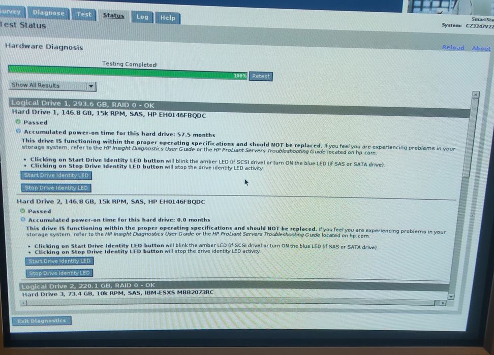 Serwer HP dl 580 G7 64GB RAM HDD 2x142GB 3x72GB