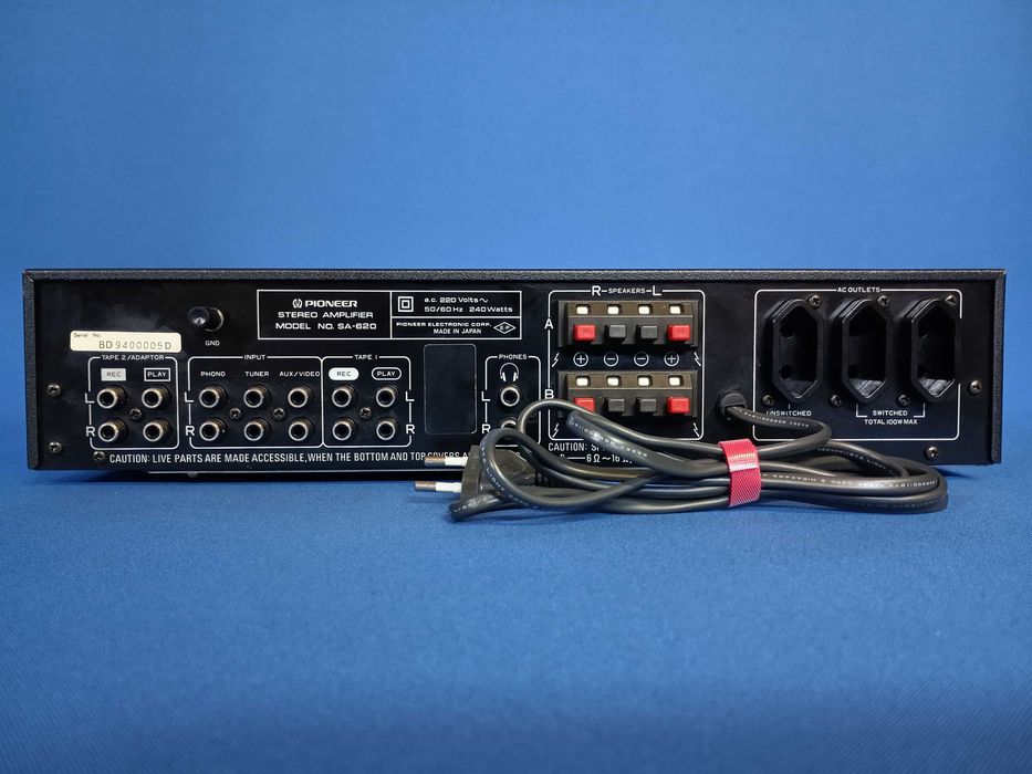amplificador PIONEER SA 620 (2 x 45watts)
