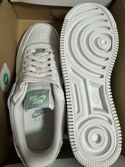 Nike Air Force 1 Shadow оригінал сіро-м'ятні