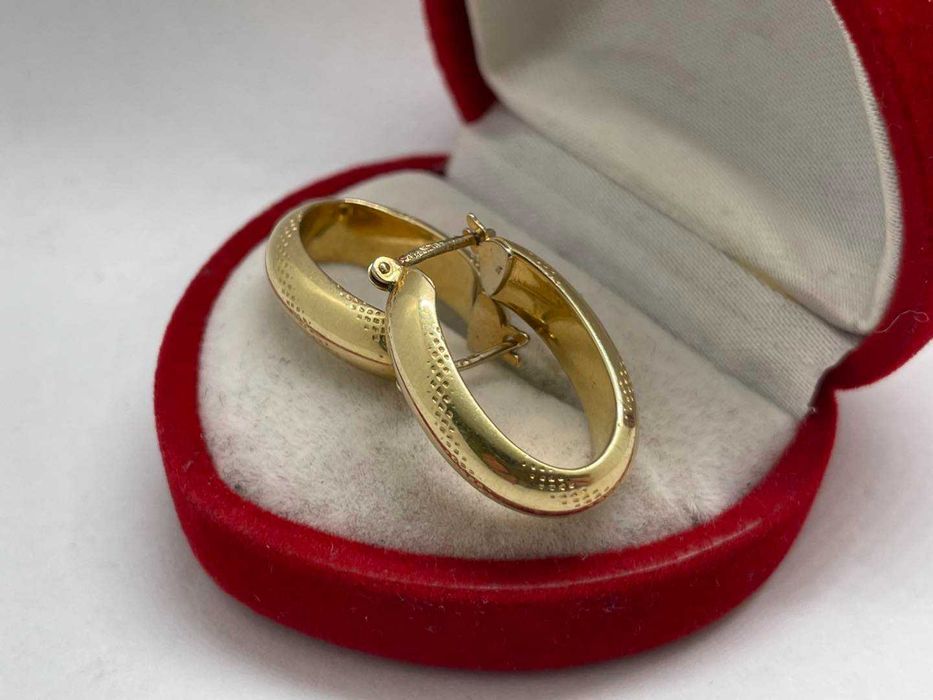 Złote Kolczyki pr.585 3,3g