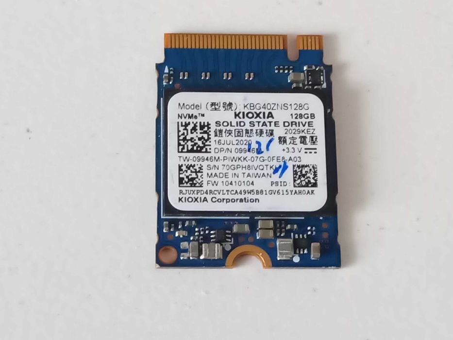128Gb SSD  Kioxia  NVMe  M.2 2230/2280