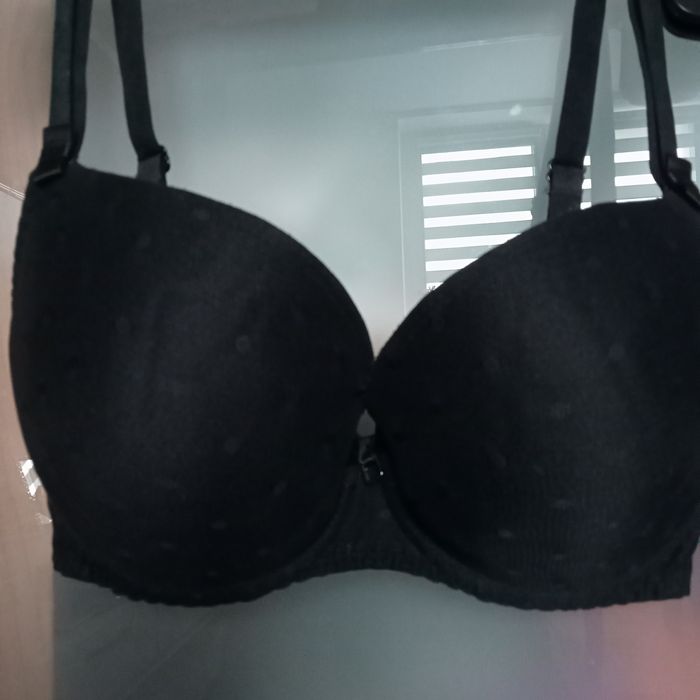 Biustonosz push up, czarny Corin 65E