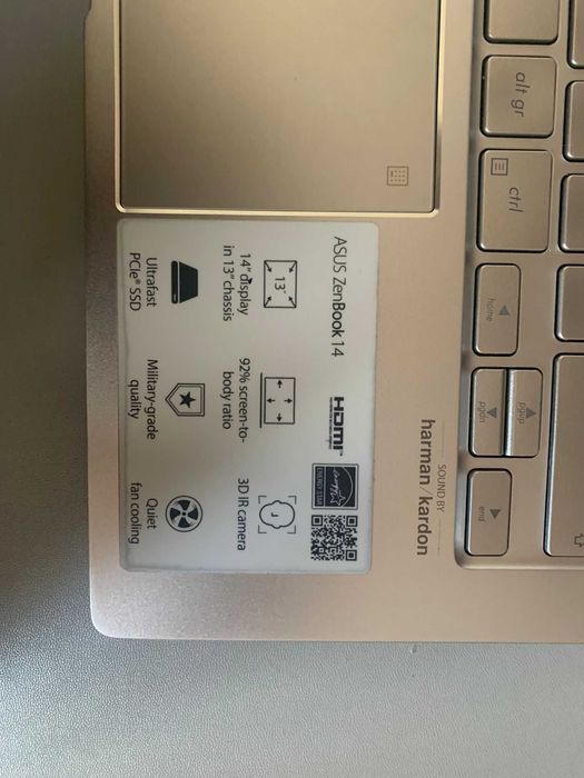 ASUS ZenBook 14 usado 1 ano