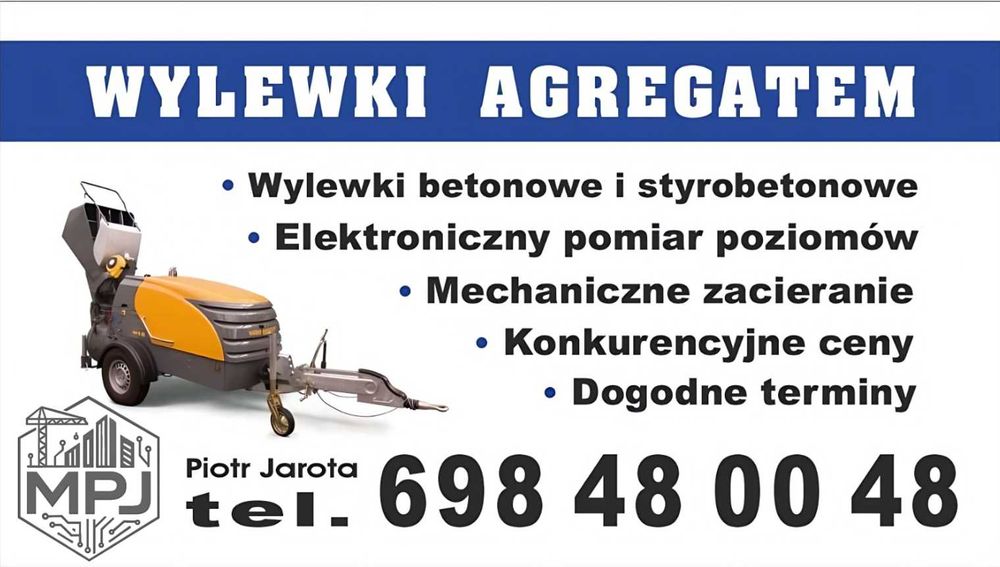 Wylewki Betonowe i Styrobetonowe Łyszkowice Łowicz Sochaczew