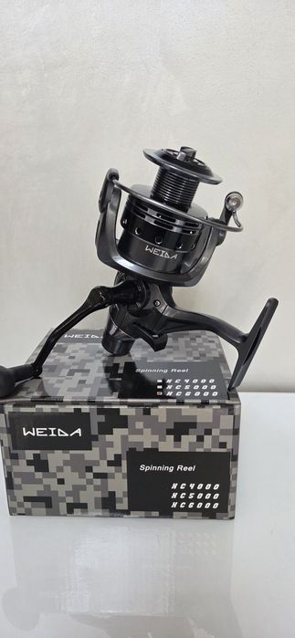 Катушка рыболовная с байтранером Weida XC 5000 и 6000 ( 5+1 bb)