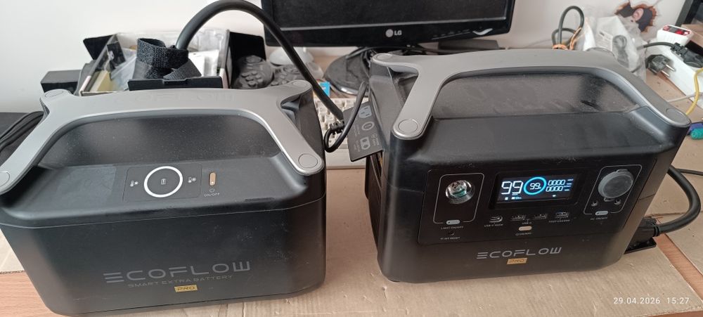Ecoflow river pro + додаткова батарея