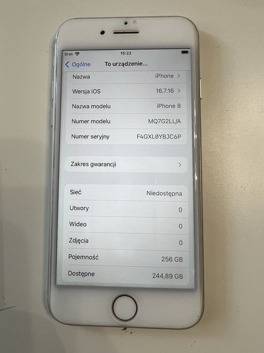 Iphone  8 256 gb