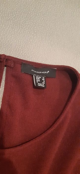 Vestido cor bordeaux