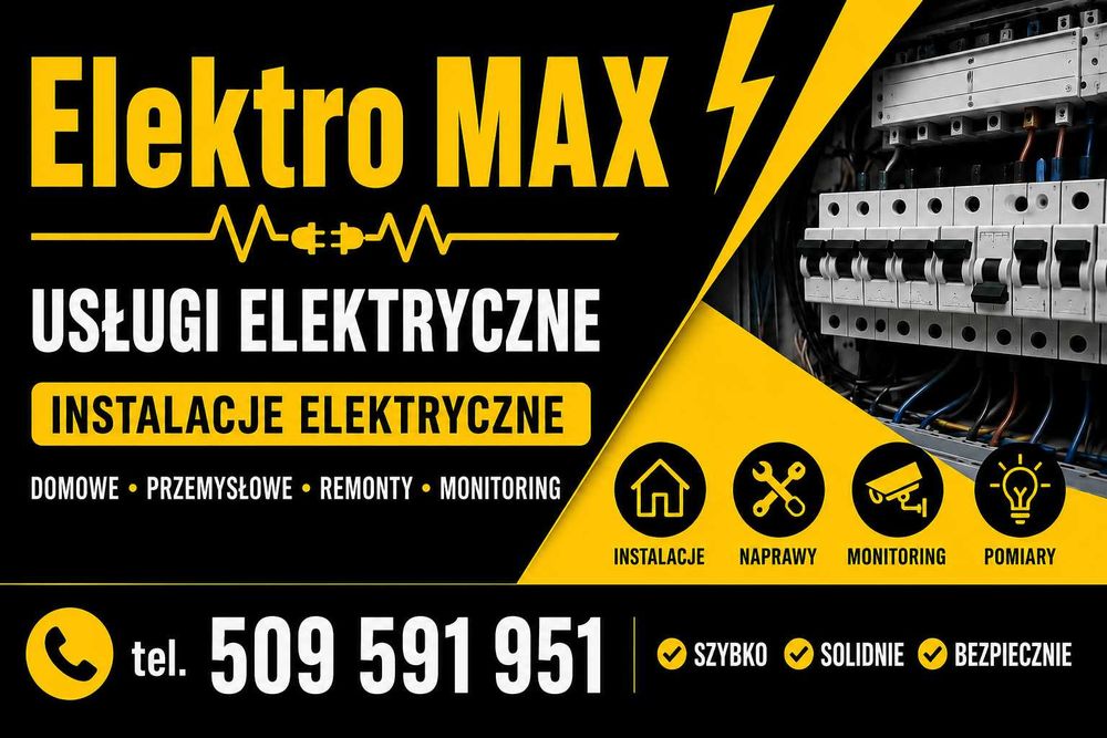 ElektroMAX Elektryk Stargard i okolice – instalacje elektryczne