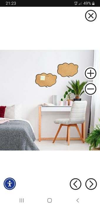 Tablica korkowa Dymek